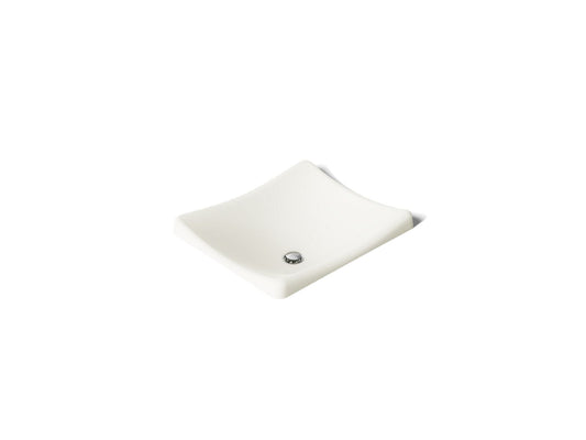 KOHLER K-2833-96 DemiLav 18-1/4" rectangular vessel bathroom sink, no overflow - Biscuit
