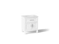 KOHLER K-28380-ASB-0 Quo 30" Bathroom Vanity Cabinet With Sink And Quartz Top - White