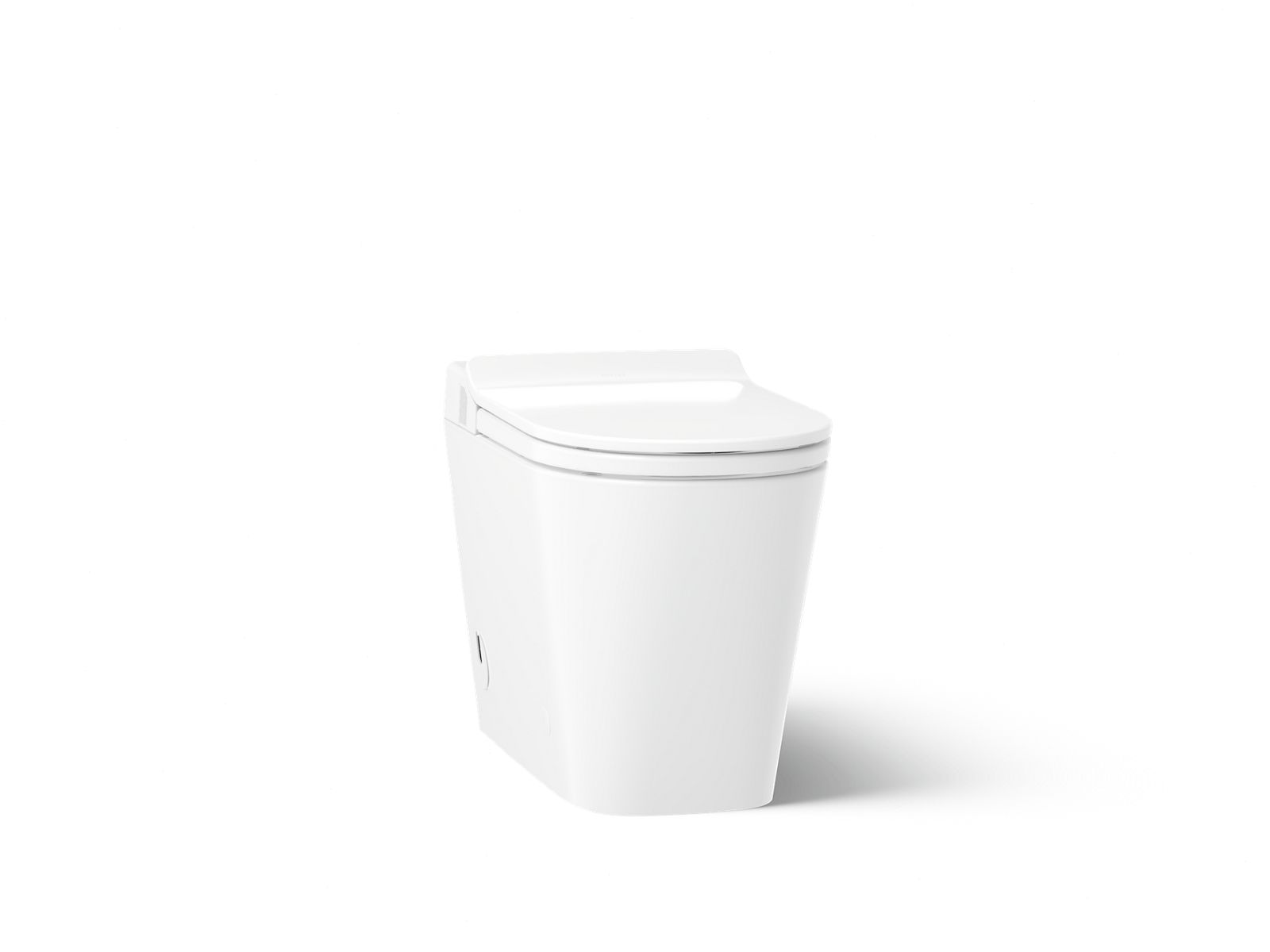 KOHLER K-28529-0 Leap One-Piece Elongated Smart Toilet, Dual-Flush - White