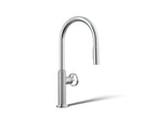 KOHLER K-28669-9-CP Billet Pull-Down Kitchen Sink Faucet With Two-Function Sprayhead - Polished Chrome