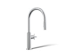 KOHLER K-28670-3RT2-CP Billet Touchless Pull-Down Kitchen Sink Faucet With Two-Function Sprayhead - Polished Chrome