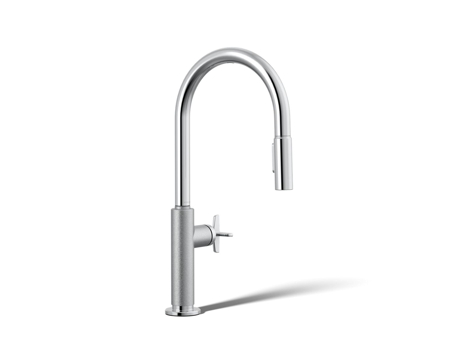 KOHLER K-28670-3RT2-CP Billet Touchless Pull-Down Kitchen Sink Faucet With Two-Function Sprayhead - Polished Chrome
