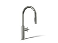 KOHLER K-28670-3RT2-TT Billet Touchless Pull-Down Kitchen Sink Faucet With Two-Function Sprayhead - Vibrant Titanium