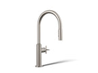 KOHLER K-28670-3RT2-VS Billet Touchless Pull-Down Kitchen Sink Faucet With Two-Function Sprayhead - Vibrant Stainless
