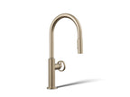 KOHLER K-28670-9RT2-BV Billet Touchless Pull-Down Kitchen Sink Faucet With Two-Function Sprayhead - Vibrant Brushed Bronze