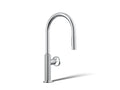 KOHLER K-28670-9RT2-CP Billet Touchless Pull-Down Kitchen Sink Faucet With Two-Function Sprayhead - Polished Chrome