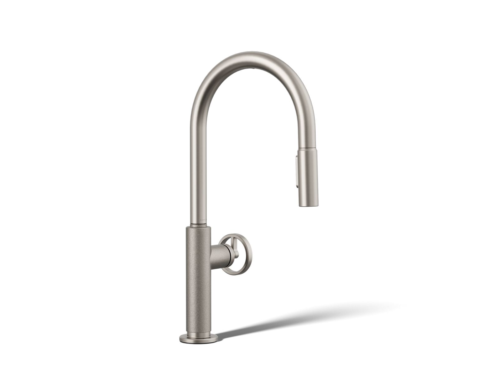 KOHLER K-28670-9RT2-VS Billet Touchless Pull-Down Kitchen Sink Faucet With Two-Function Sprayhead - Vibrant Stainless