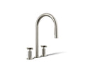 KOHLER K-28671-3-SN Billet Pull-Down Kitchen Sink Faucet With Two-Function Sprayhead - Vibrant Polished Nickel