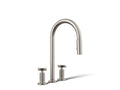 KOHLER K-28671-3-VS Billet Pull-Down Kitchen Sink Faucet With Two-Function Sprayhead - Vibrant Stainless