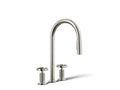 KOHLER K-28671-9-SN Billet Pull-Down Kitchen Sink Faucet With Two-Function Sprayhead - Vibrant Polished Nickel