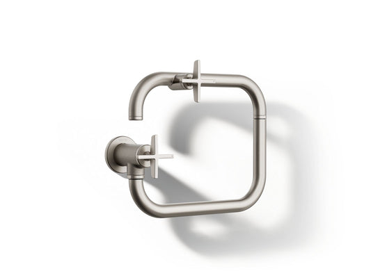 KOHLER K-28678-3-VS Billet Wall-mount pot filler - Vibrant Stainless