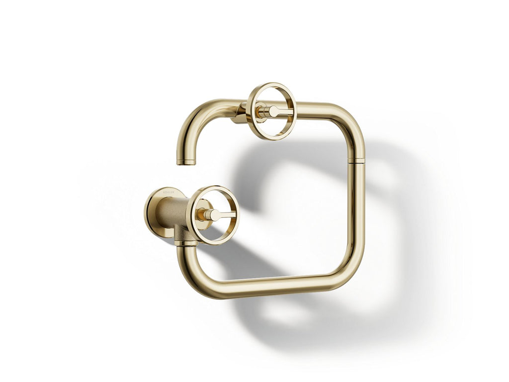 KOHLER K-28678-9-AF Billet Wall-Mount Pot Filler - Vibrant French Gold