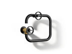 KOHLER K-28678-9-BMB Billet Wall-Mount Pot Filler - Matte Black With Brushed Moderne Brass