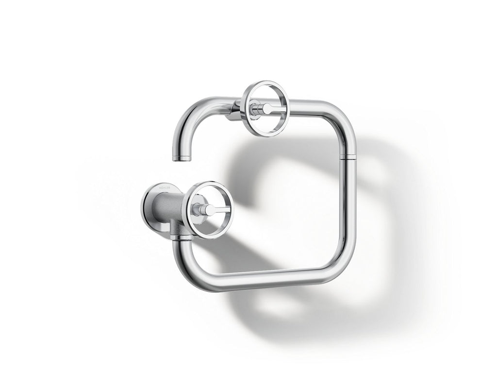 KOHLER K-28678-9-CP Billet Wall-Mount Pot Filler - Polished Chrome