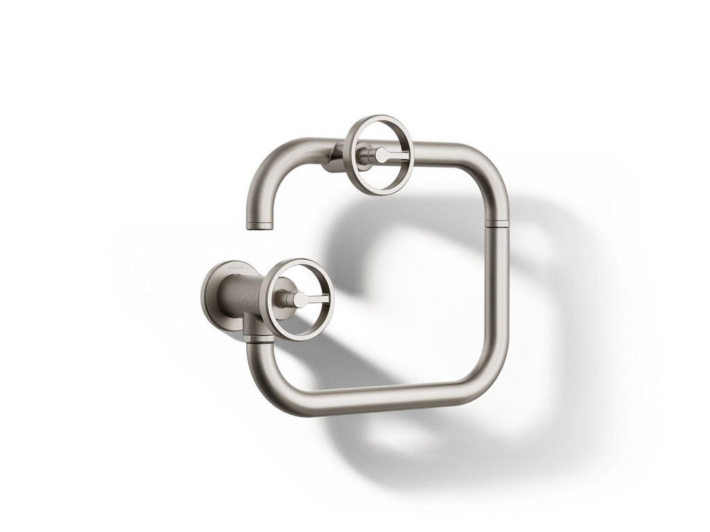 KOHLER K-28678-9-VS Billet Wall-Mount Pot Filler - Vibrant Stainless