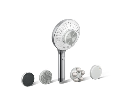 KOHLER K-28682-Y-CP SpaViva Two-function handshower with all-in-one cleansing device, 2.5 gpm - Polished Chrome