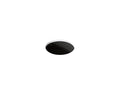 KOHLER K-2883-7 Verticyl 15-3/4" Round Undermount Bathroom Sink - Black Black