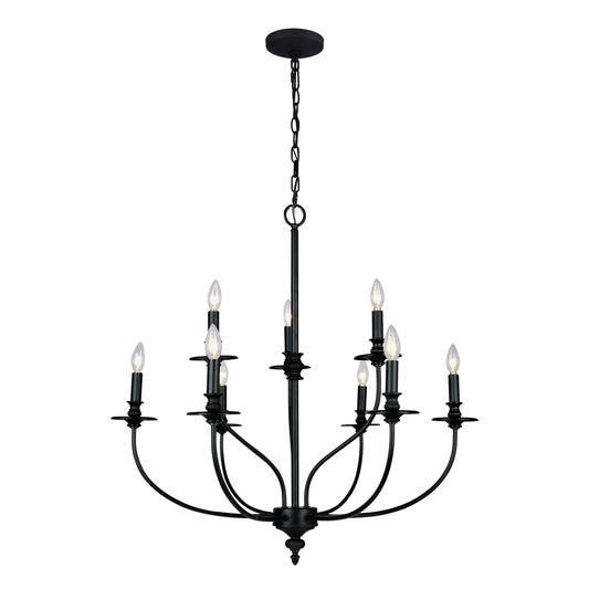 ELK SHOWROOM 289-OB Hartford 29'' Wide 9-Light Chandelier - Oil Rubbed Bronze