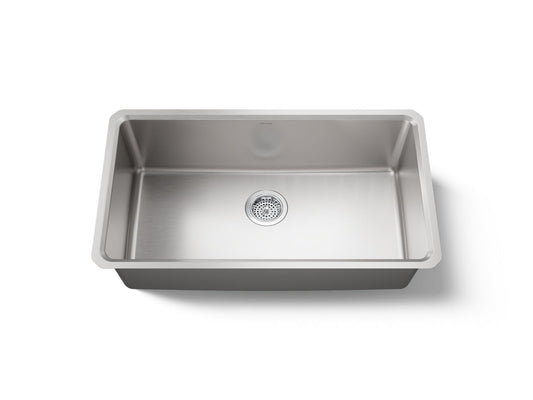 KOHLER K-28901-NA 32-1/4" undermount single-bowl kitchen sink  -  Stainless Steel