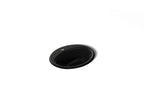 KOHLER K-2905-1-7 Farmington 19-1/4" Oval Drop-In Bathroom Sink - Black Black