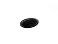 KOHLER K-2905-8-7 Farmington 19-1/4" Oval Drop-In Bathroom Sink - Black Black