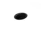 KOHLER K-2905-8-7 Farmington 19-1/4" Oval Drop-In Bathroom Sink - Black Black