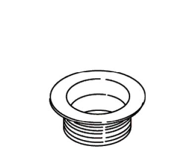 KOHLER Strainer Body, Bath Drain - Polished Chrome, K-29066-CP