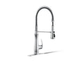 KOHLER K-29106-CP Bellera Semi-Professional Kitchen Sink Faucet With Three-Function Sprayhead - Polished Chrome