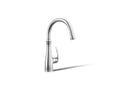 KOHLER K-29107-CP Bellera Single-Handle Bar Sink Faucet - Polished Chrome