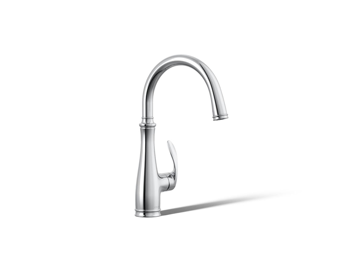 KOHLER K-29107-CP Bellera Single-Handle Bar Sink Faucet - Polished Chrome