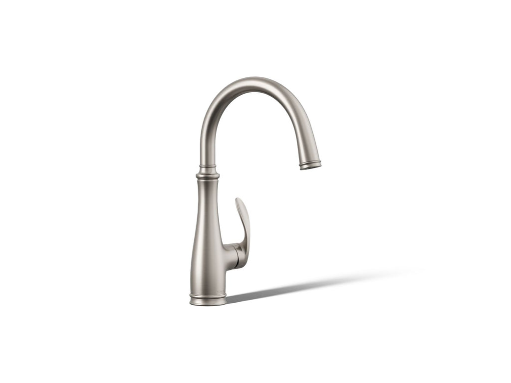 KOHLER K-29107-VS Bellera Single-Handle Bar Sink Faucet - Vibrant Stainless