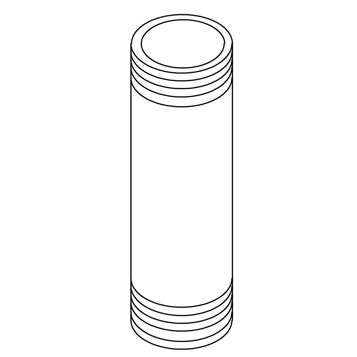 KOHLER Nipple, 1/2 Npt X 3 3/4 - Oil-Rubbed Bronze, K-29161-2BZ