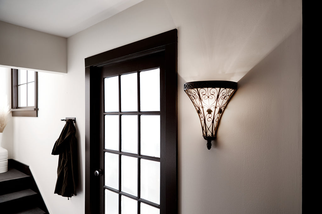 KICHLER 45131TRZ Marchesa 1 Light Wall Sconce Terrene Bronze