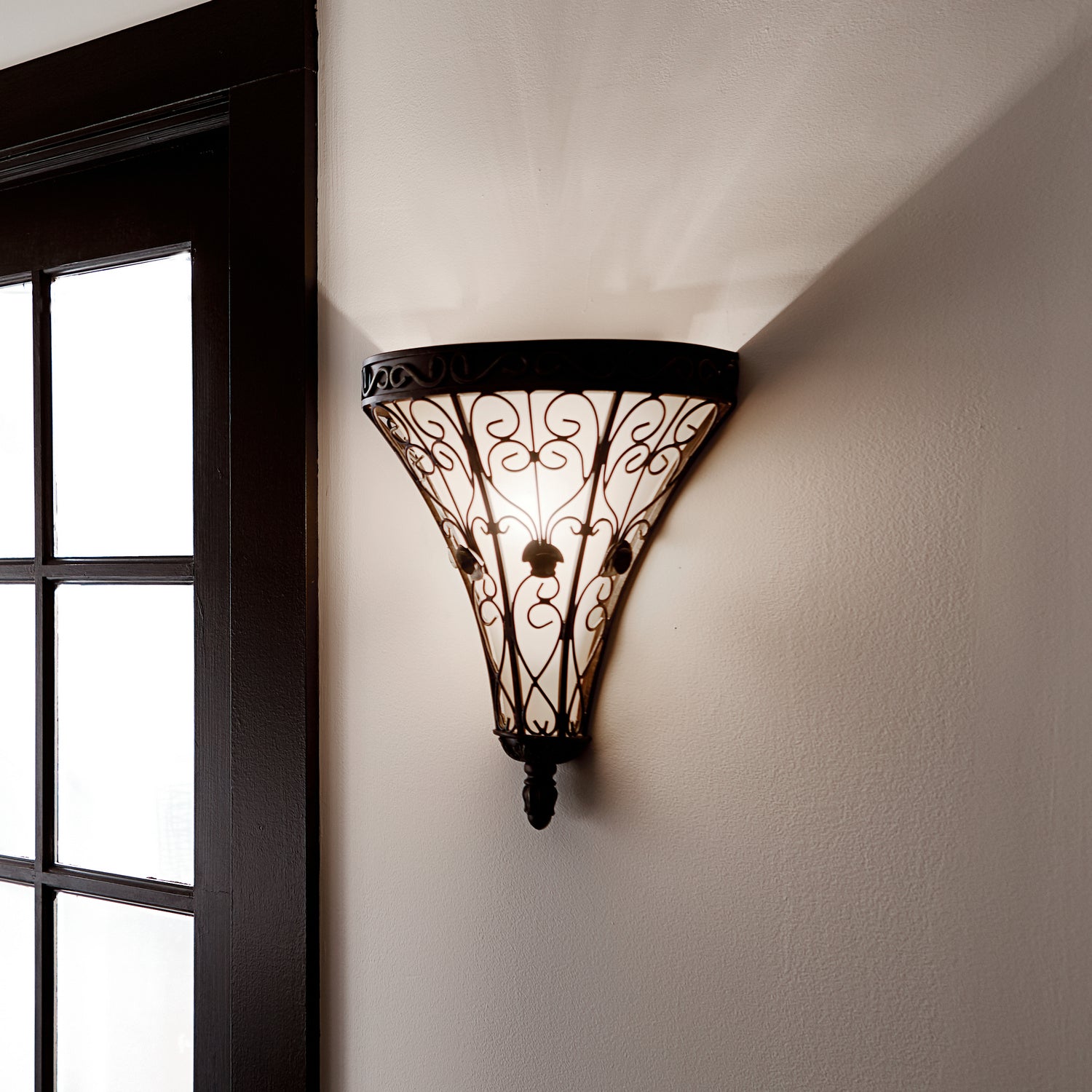 KICHLER 45131TRZ Marchesa 1 Light Wall Sconce Terrene Bronze