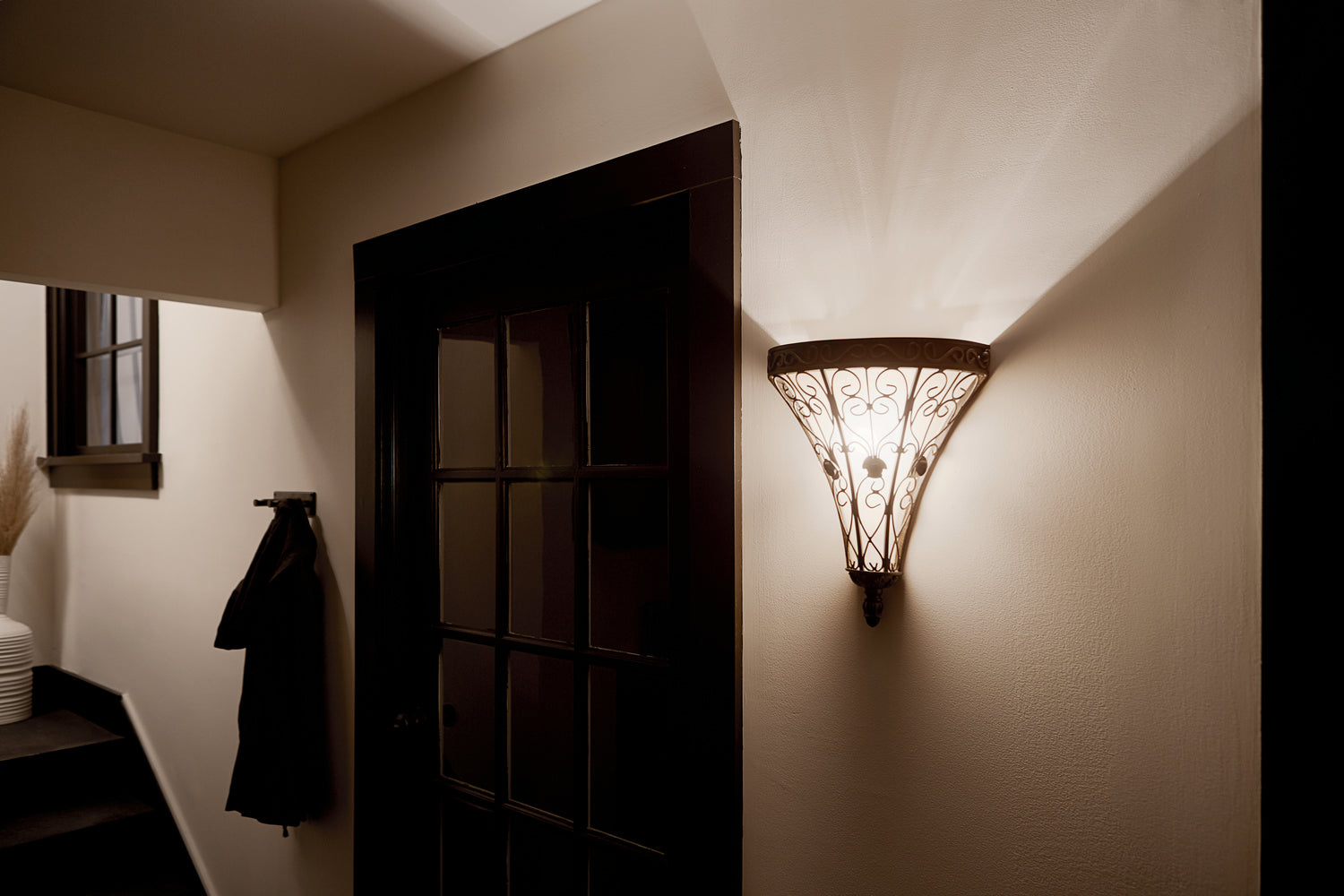 KICHLER 45131TRZ Marchesa 1 Light Wall Sconce Terrene Bronze