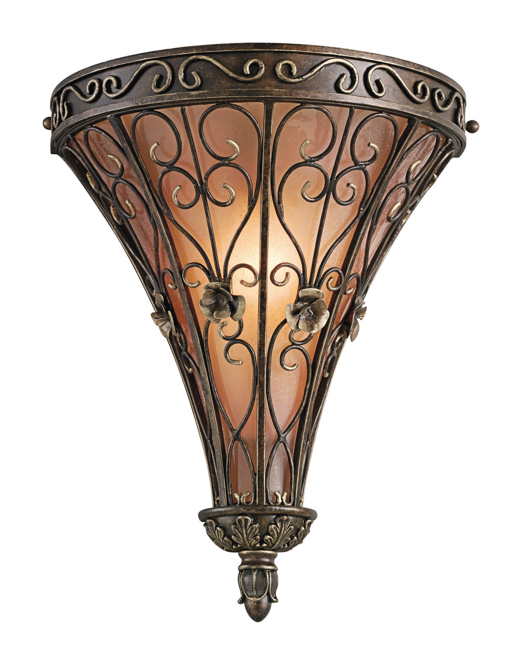 KICHLER 45131TRZ Marchesa 1 Light Wall Sconce Terrene Bronze