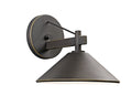 KICHLER 49060OZ Ripley 9" 1 Light Outdoor Wall Light In Olde Bronze
