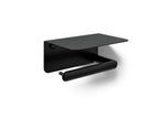 KOHLER K-29221-BL Kumin Covered Horizontal Toilet Paper Holder - Matte Black