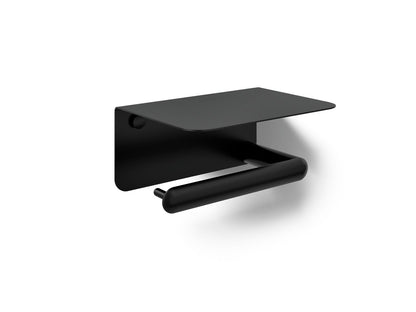 KOHLER K-29221-BL Kumin Covered horizontal toilet paper holder - Matte Black