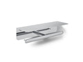 KOHLER K-29224-CP Kumin Covered Double Toilet Paper Holder - Polished Chrome