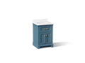 KOHLER K-29259-BD1-TDB Charlemont 24" Bathroom Vanity Cabinet With Sink And Quartz Top - Tidal Blue