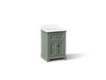 KOHLER K-29259-BD1-UMG Charlemont 24" Bathroom Vanity Cabinet With Sink And Quartz Top - Umbral Green