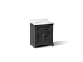 KOHLER K-29260-BD1-DWG Charlemont 30" Bathroom Vanity Cabinet With Sink And Quartz Top - Ferrous Grey