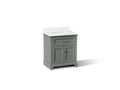 KOHLER K-29260-BD1-UMG Charlemont 30" Bathroom Vanity Cabinet With Sink And Quartz Top - Umbral Green