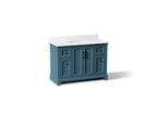 KOHLER K-29262-BD1-TDB Charlemont 48" Bathroom Vanity Cabinet With Sink And Quartz Top - Tidal Blue