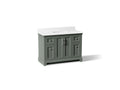 KOHLER K-29262-BD1-UMG Charlemont 48" Bathroom Vanity Cabinet With Sink And Quartz Top - Umbral Green
