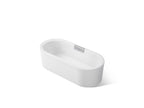 KOHLER K-29325-0-0 Volute 63" X 28-3/8" Freestanding Bath With Shroud - White