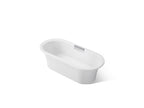 KOHLER K-29326-0-0 Volute 63" X 28-3/8" Freestanding Bath With Base - White