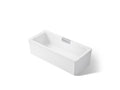 KOHLER K-29327-0-0 Volute 63" X 28-3/8" Freestanding Bath With Shroud - White