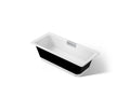 KOHLER K-29328-P5B0-0 Volute 63" X 28-3/8" Freestanding Bath With Base - White